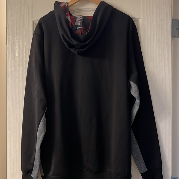 Deadpool Black & Red Camo Print Marvel Pullover Hoodie Size XL, pre owned - Picture 3 of 3